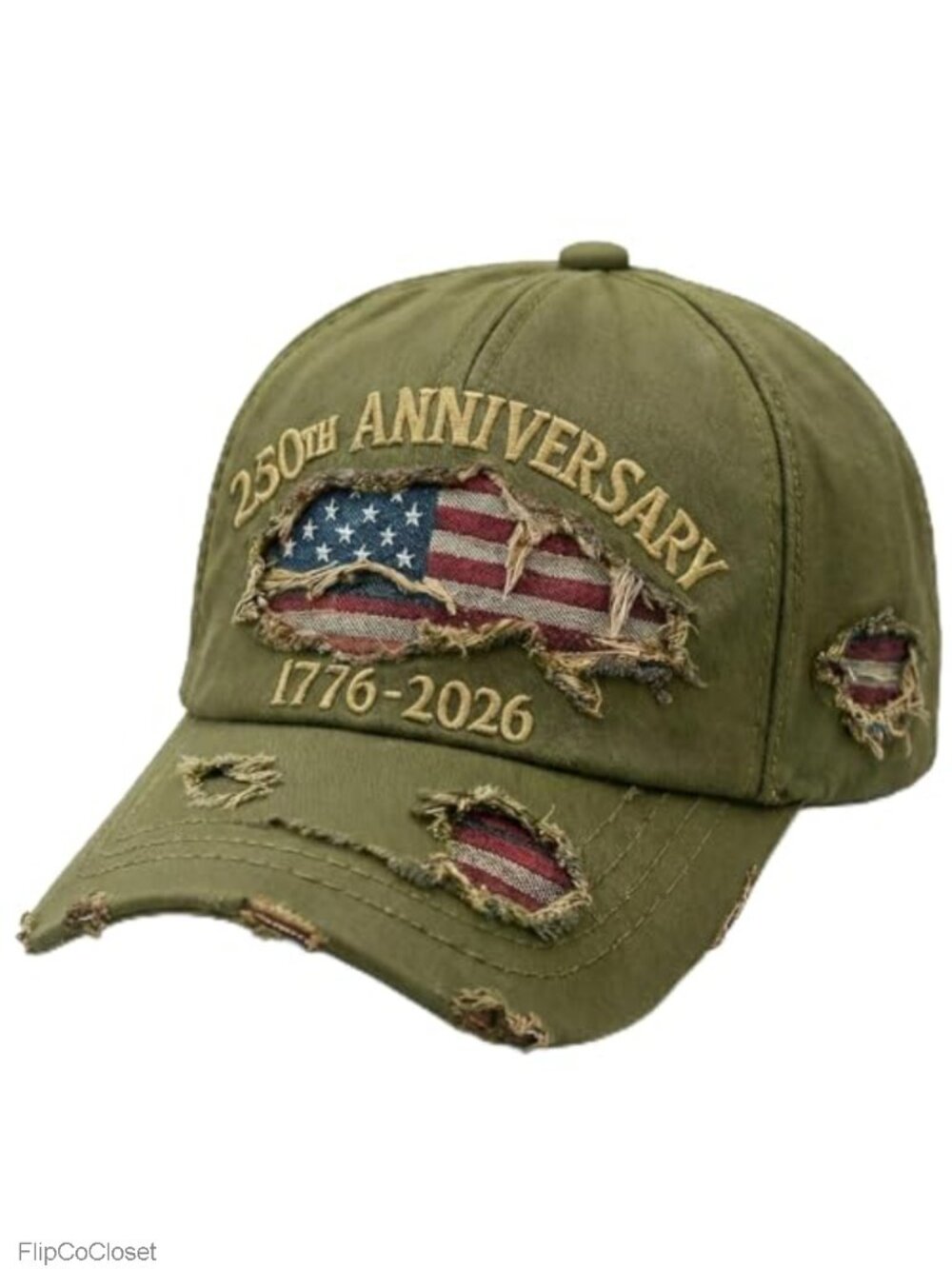 250th Anniversary USA Eagle Baseball Cap Adjustable Patriotic Hat One Size